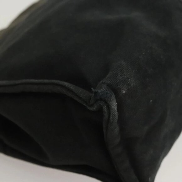 HERMES Fourre Tout Clutch Bag Canvas Black Auth ti3076 - Picture 9 of 16